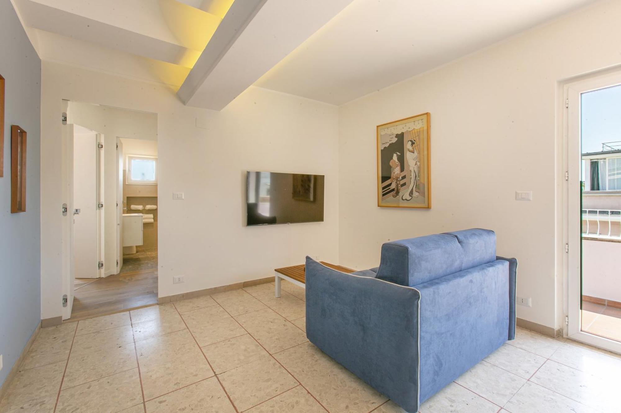 Attico Moderno Con Terrazza Vicino La Metro B Appartement *