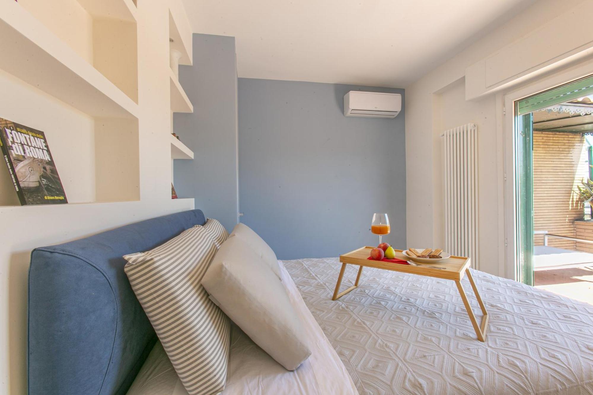 Appartement Attico Moderno Con Terrazza Vicino La Metro B
